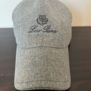 Loro Piana Grey Cashmere Hat